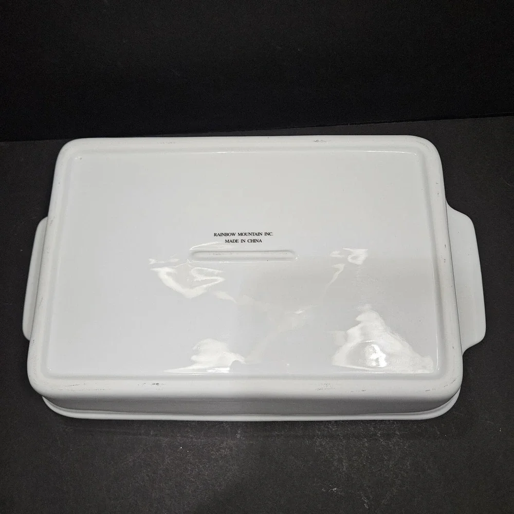 Snowman Rectangular Baking‎ Dish 12